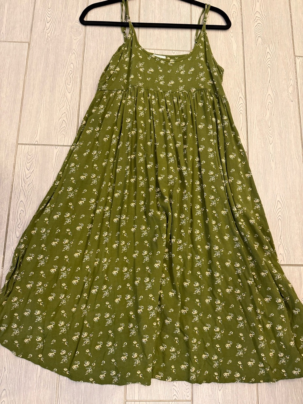 NL Green Floral mini SunDress